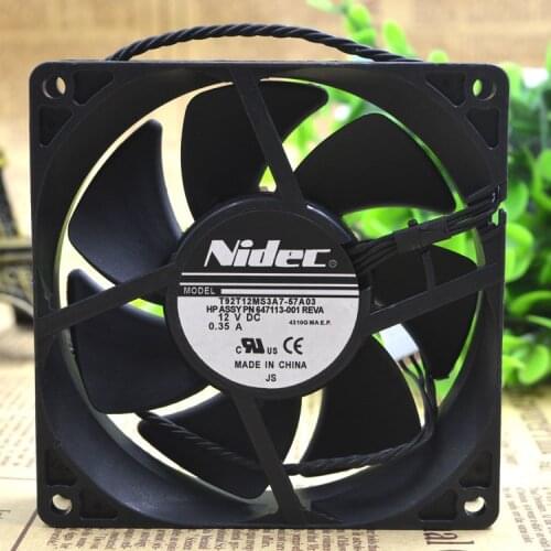 Original for Nidec 9225 T92T12MS3A7-57A03 DC 12V 0.35A 4 line for HP workstation Cooling fan