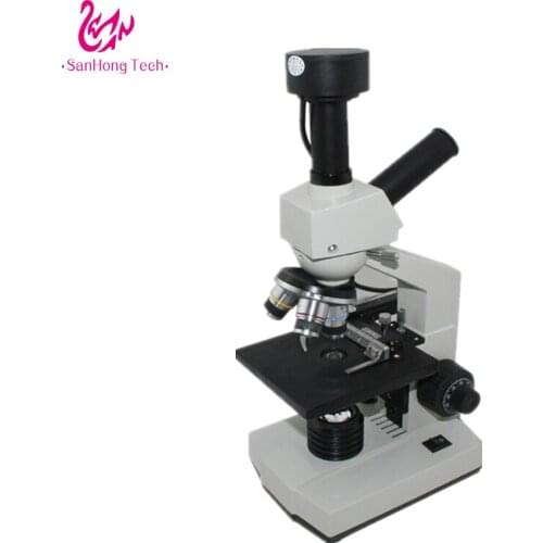Semi auto dry blood and fresh blood observation hematology analyzer with Monocular microscope