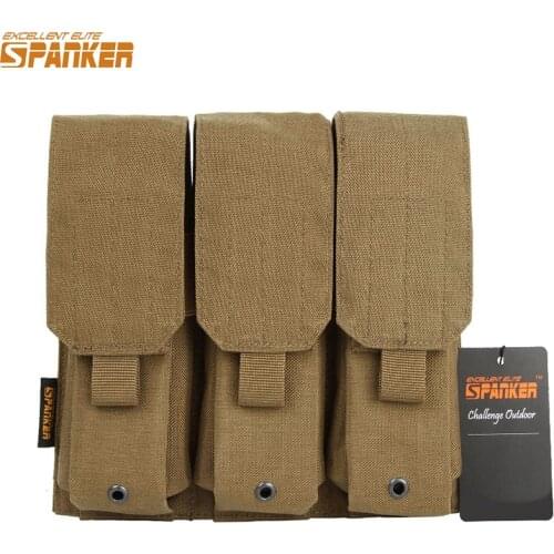 EXCELLENT ELITE SPANKER Tactical Triple Magazine Pouch Hunting Magazine Clip For M4 M14 M16 AR15 G36 Magazine