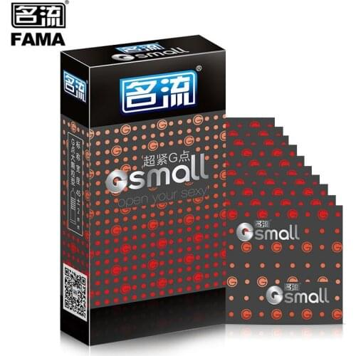 100 Pcs/Lot Small Condoms Penis Cock Sleeve Natural Latex G-spot Condom Safer Contraception Intimate Goods Sex Toy for Men