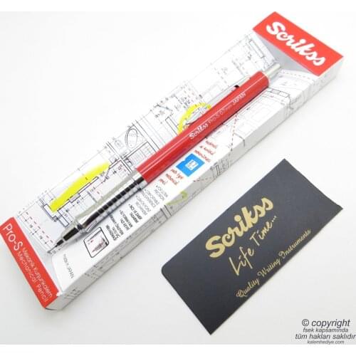 Scrikss PRO-S 0.7mm Red | İsme Special Pen