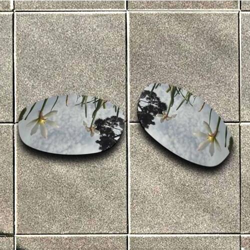 Silver Titanium Polarized Sunglasses Replacement Lens for-Oakley Tightrope Frame 100% UV Protection Good Fitness