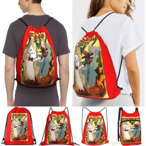 Seven Zero Seven Mystic Messenger Collection Men Outdoor Travel Sports Gym Bag Waterproof Drawstring Backpack Women Fitness Bags