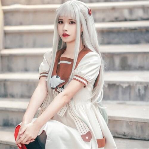 Anime Toilet-Bound Hanako-kun Cosplay Costume Dress Girl Jibaku Shounen Yashiro Nene School Uniform with Wig Women Halloween Set