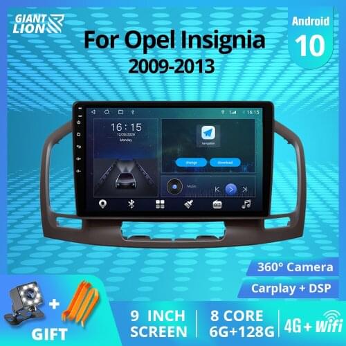2DIN Android 10.0 Car Radio For Opel Insignia 2009-2013 GPS Navigation Stereo Receiver Auto Radio DSP Car Multimedia Player IGO