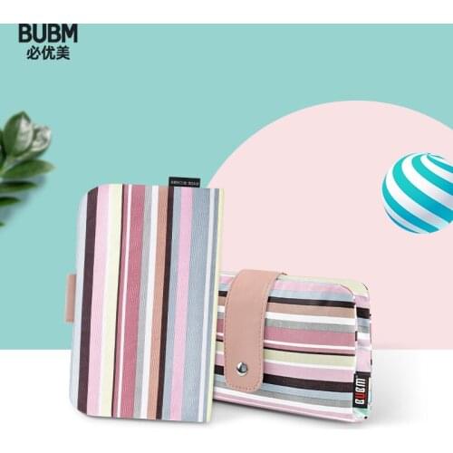 BUBM Baby Travel Nappy Bag Diaper Organizer Reusable Waterproof Stripe Wet/Dry Bag Mummy Storage Bag Travel Nappy Bag