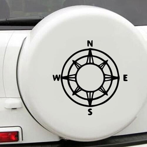 Diy Compass Car Stickers Cars Decal Weatherproof Auto Styling Cartoon Car Stickers Car Accessories