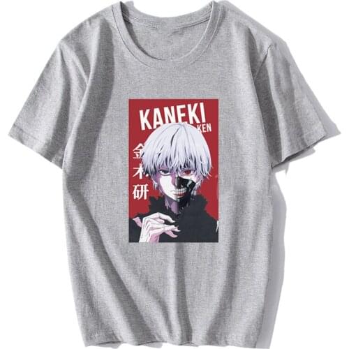 2021 Anime Cartoon Tokyo Ghoul T-Shirt Men Women Short Sleeves O-neck Unisex Hip Hop Harajuku Streetwear High Quality Clothing