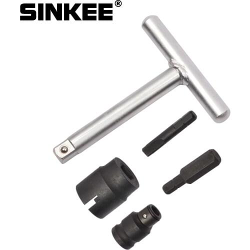 5pc Plastic Oil Sump Plug Driver Service Set For BMW VAG FORD PSA