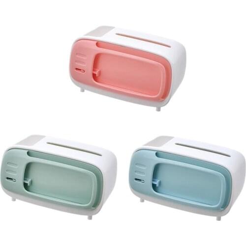 Creative TV Desktop Paper Towel Box Sitting Room Coffee Table Box Remote Control Box Napkin Box