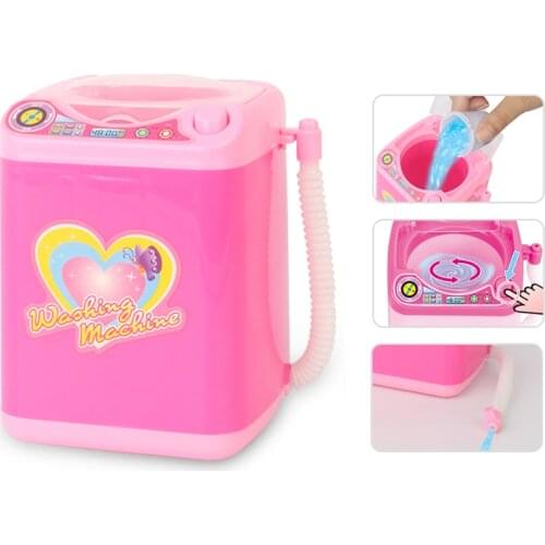 Mini Makeup Brush Washing Machine Electric Beauty Powder Puff Blender Foundation Sponge Cleaner Washer Toys Childrens Day Gift