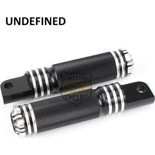 Motorcycle Rear Front Foot Pegs Male Mount Footrest For Harley Touring Road King Sportster Softail Dyna Fatboy V-Rod FXS Black