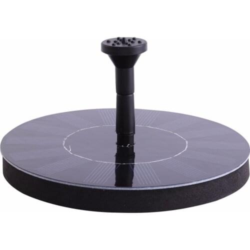 Solar Panel Fountain Pump Solar Power Floating Fountain Water Pump for Garden Pond Pool Fish Tank 180L/H 1.4W