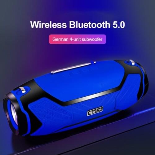 Portable Bluetooth Speaker 40W Wireless Bass Subwoofer Waterproof Outdoor Speakers Boombox AUX TF Stereo Loudspeaker Music Box