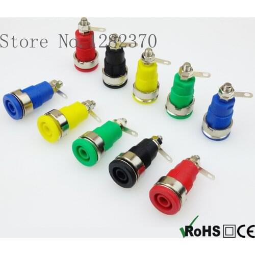 [SA] BS4301 high pressure safety type 4mm banana socket panel hole Safety Pannel Socket --100pcs/lot