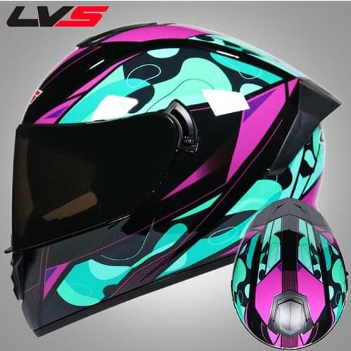 2020 the new safety double lens racing motorcycle helmet cross country full face helmet capaceteDOT approved casco moto