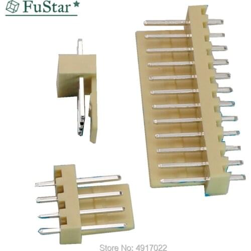 50pcs/lot KF2510 KF2510-2A 3 4 5 6 7 8 9 10 11 A 12A 2.54 mm Male Connector Pin Header 2.54mm KF2510-A