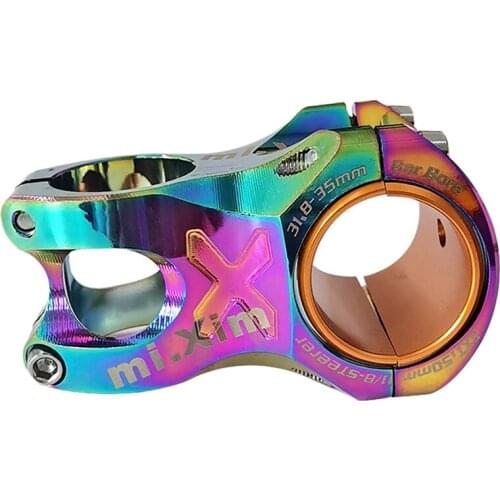 Mi.Xim MTB Stem CNC 35/31.8Mm Bicycle Handlebar Stem Ultralight 0 Degree Rise For MTB Road Bike