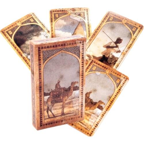 Old Arabian lenormand Tarot Cards Divination Deck English Version Entertainment Board Game Playing Cards With PDF Guidebook