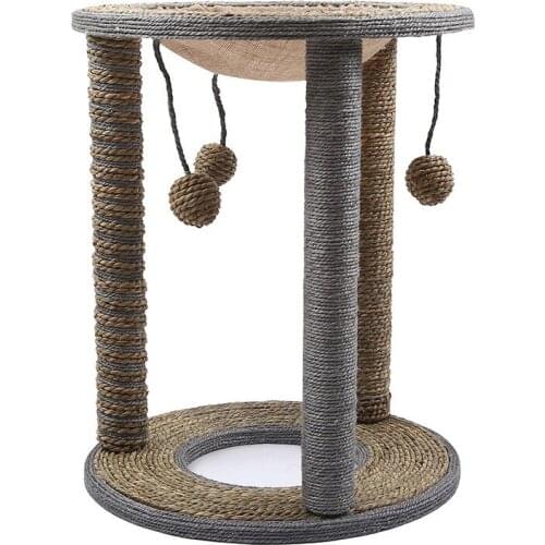 High quality dog cat climbing sisal frame pet jumping scratching tree cat dog scratching toys pet interesting toys