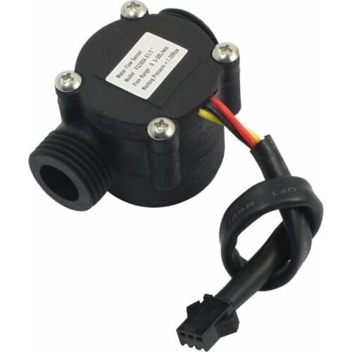 10pcs/lot Water flow sensor flowmeter Hall flow sensor Water control 1-30L/min 2.0MPa YF-S201