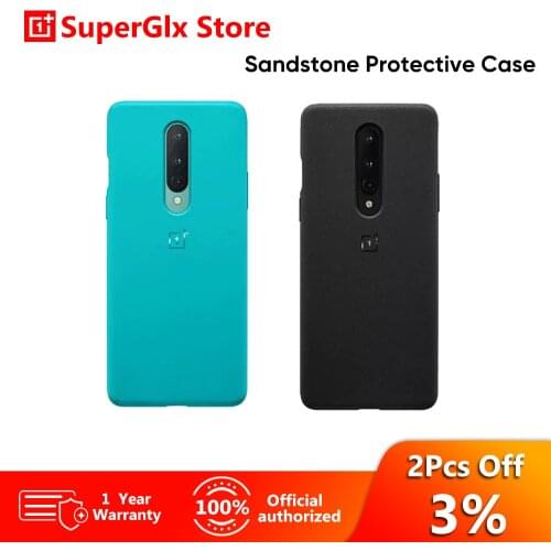 100% Original OnePlus 8 Sandstone Protective Case Silicon/Back Case For OnePlus 8 Smartphone