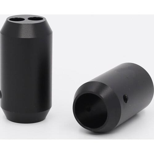 4x HIFI Audio Pants Y Splitter RCA Cable Speaker Cable Wire Pant Alluminium 12mm to 2*5mm Boot