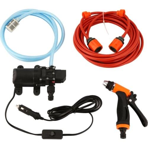6L/min 130PSI High Pressure Car Water Pump Car Cleaning Kit 70W 12V DIY Auto Washing Tools Set Water Saving Car Accessaries Hot