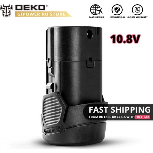 DEKO 10.8V Battery 1300mAh Lithium Battery Pack For GCD10.8DU3 Cordless Drill