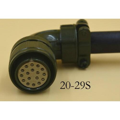 Aviation Plug 17 Pin MS3108B MS3102A 20-29s VW3M8122 YDM30200447 Servo Motor Plug for Yaskawa Mitsubishi Panasonic Sanyo Delta