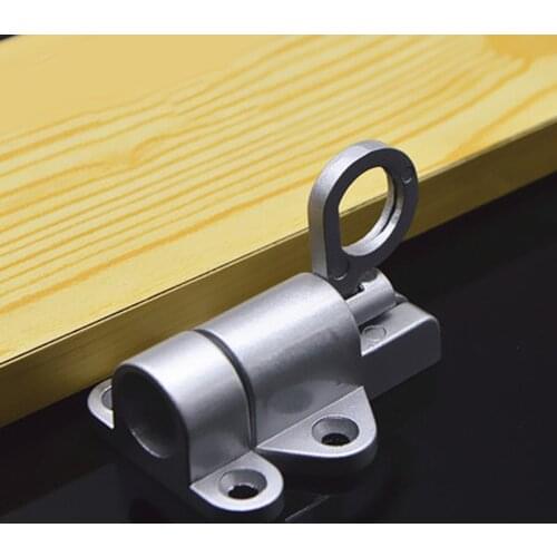 Self-closing Automatic Latch/Bolt Balcony Door Window Intermediate Spring Bolt With Screws Door Hardware Aluminium Alloy