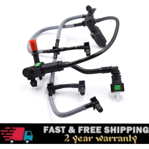 Car Leak Off Fuel Pipe Hose Fit for Ford Focus MK2 C-MAX MONDEO MK4 1.8 TDCI Diesel with Sensor #4M5Q9K022AG Accessories