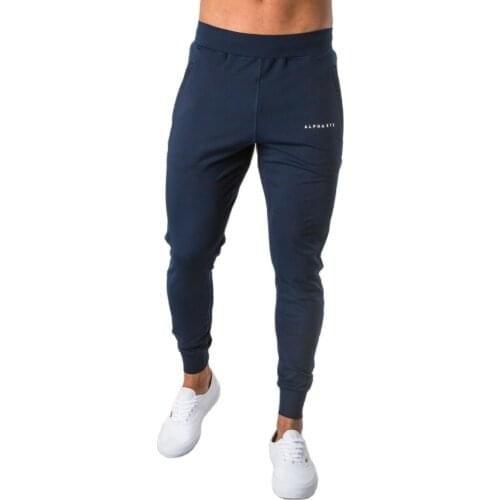 Men Fitness Running Training Sports Trousers Mens Breathable Slim Beam Mouth Casual Health Pants Gym Skinny Jogger Pants