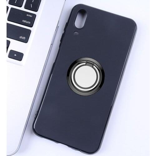 For UMIDIGI One Pro Back Ring Holder Bracket Phone Case Cover Phone TPU Soft Silicone Cases for UMIDIGI One Max