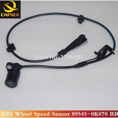 CAPQX 4PCS Wheel Speed Sensor ABS Sensor 89546-0K070 89545-0K070 For HILUX VIGO 2010 2011 2012 2013 2014 Front Rear Right Left