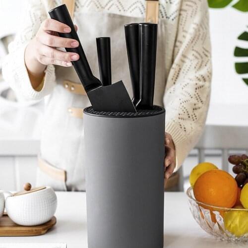 Kitchen Knife Holder Multifunctional Wave-shaped Knives Spacer Round Insert Knife Stand Shelf Universal Holder Kitchen Supplies