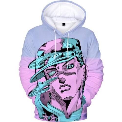 Kids Hoodie JoJos Bizarre Adventure 3D Print Hoodie Sweatshirts Boys/girls Casual Cool Pullover Harajuku Oversized Kids Clothes
