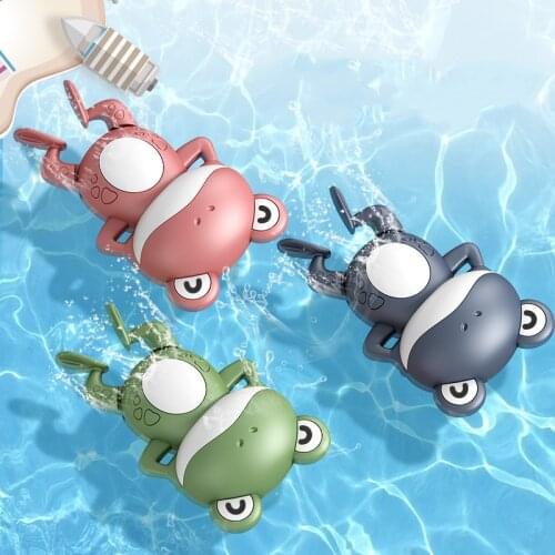 Baby Bath Toys 0 12 Months for Kids Swimming Pool Water Game Wind-up Clockwork Animals Frog for Children Water Toys Gifts