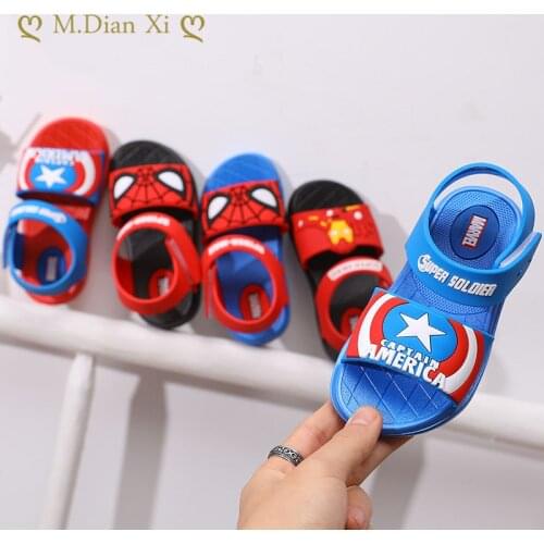 2021 Childrens Girls Sandals Summer New Non-slip Beach Shoes Open Childrens Sandals All-match Boy Students Childrens Shoes