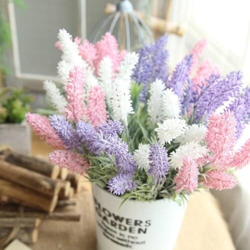 Artificial Lavender Flower Romantic Wedding Flowers Simulation Flowers Home Party Garden Decorative Girl Gift