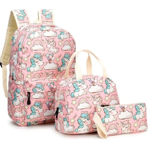 Cute Unicorn Backpacks School Bags For Girls Set Kids Schoolbags Childrens Backpack Kids Backpacks School Backpack