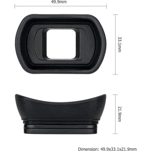 Soft Silicon Viewfinder Eyecup Eyepiece Eyeshade for Nikon Z50 Mirrorless Camera Replaces Nikon DK-30 Eye Cup