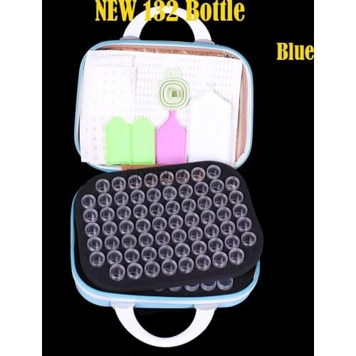 New style 132 Bottle Diamond Painting drill Container Storage Bag Box Diamond Embroidery Tools Handbag diamond mosaic Carry Case