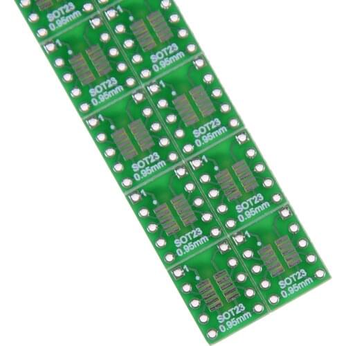 10pcs sot23-3 msop-10 umax to dip10 sot23-5 sot23-6 adapter board
