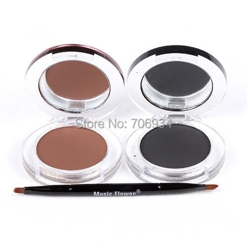 Eyeliner Powder Long-Wear Eyeliner Gel With Brush 1pcs 2color 24hours Waterproof Sweat Not Blooming Smudge proof M1090