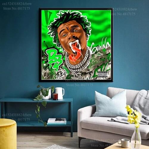 Gunna Poster Rapper Singer Music Album Drip or Drown WUNNA Drip Harder Canvas Painting Wall Art Posters and Prints Home Decor