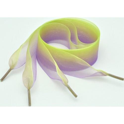 Casual Gradient Daily Nylon Running Sneaker Boot Flat Shopping Wide Shoelaces