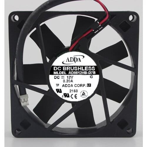 Brand new original AD0812HB-D7B DC12V cooling fan