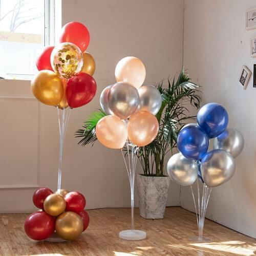 7/10 Tube Balloon Stand Birthday Balloons Arch Stick Holder Wedding Decor Baloon Globos Birthday Party Decorations Kids Ballon