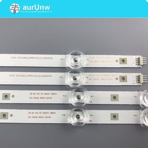 LED backlight strip(2) For TCL 43S6500FS 43S6500 43S423 43S421 43S325 Thomson 43UD6426 4C-LB4311-HR01J ZM05J ZM06J 43HR330M11A1